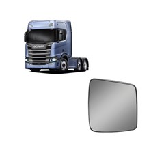 Vidro Retrovisor Auxiliar Caminhão Scania Série 7 Com Desembaçador Lado Esquerdo - 2116848