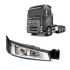 Farol Auxiliar Caminhão Volvo FH Após 2015 Lado Direito (02 Lâmpada) - 21221153