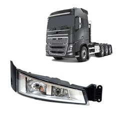 Farol Auxiliar Caminhão Volvo FH Após 2015 Lado Direito (02 Lâmpada) - 21221153
