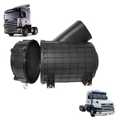 Carcaça Filtro Ar Caminhão Scania Série 4 P, R, T - 1335973, 1801773