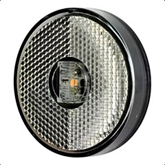 Lanterna Lateral Carreta Randon LED (65mm) Sem Suporte - Cristal