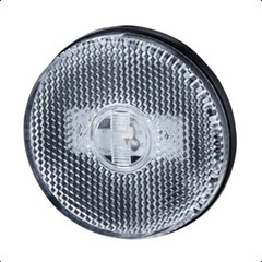 Lanterna Lateral Carreta Randon LED (65mm) Sem Suporte - Cristal