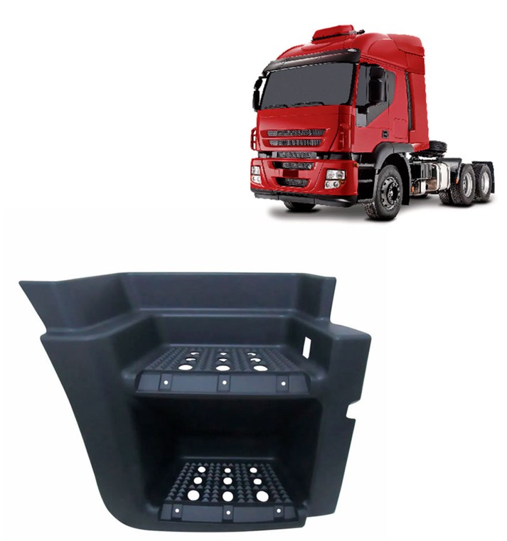 Estribo Caminhão Iveco Stralis após 2007 Lado Direito - 500375431