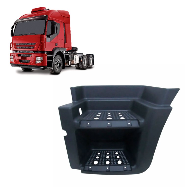 Estribo Caminhão Iveco Stralis após 2007 Lado Direito - 500375431