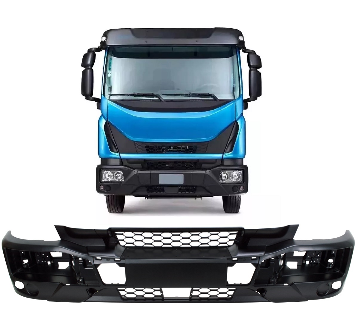 Capa Parachoque Caminhão Iveco Tector Traçado após 2019 - 2801696201