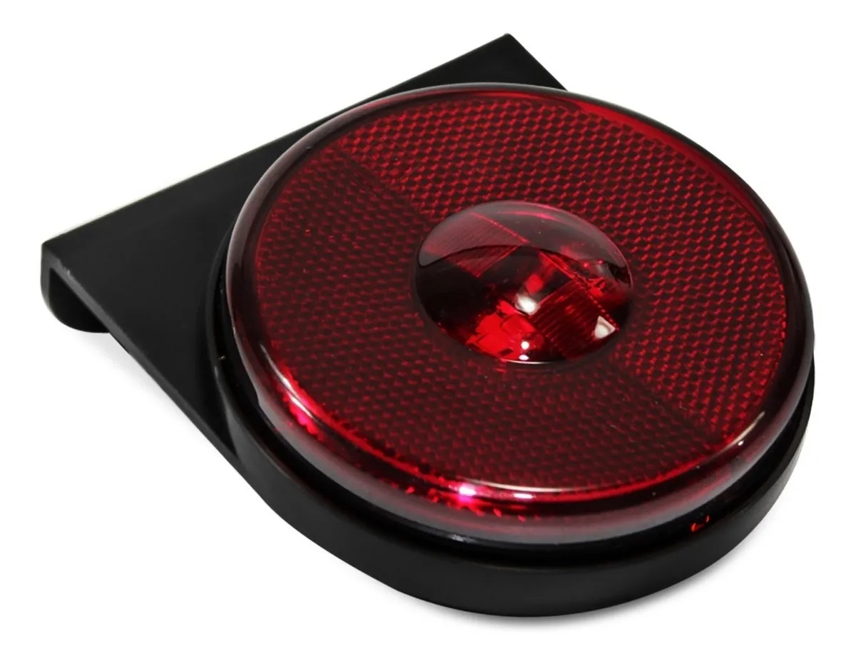 Lanterna Lateral Carreta Randon LED (85mm) Com Suporte - Vermelha - 210102016