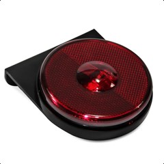 Lanterna Lateral Carreta Randon LED (85mm) Com Suporte - Vermelha - 210102016