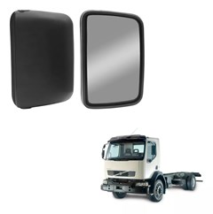 Espelho Retrovisor Volvo VM Com Desembacador Elétrico - 85120820