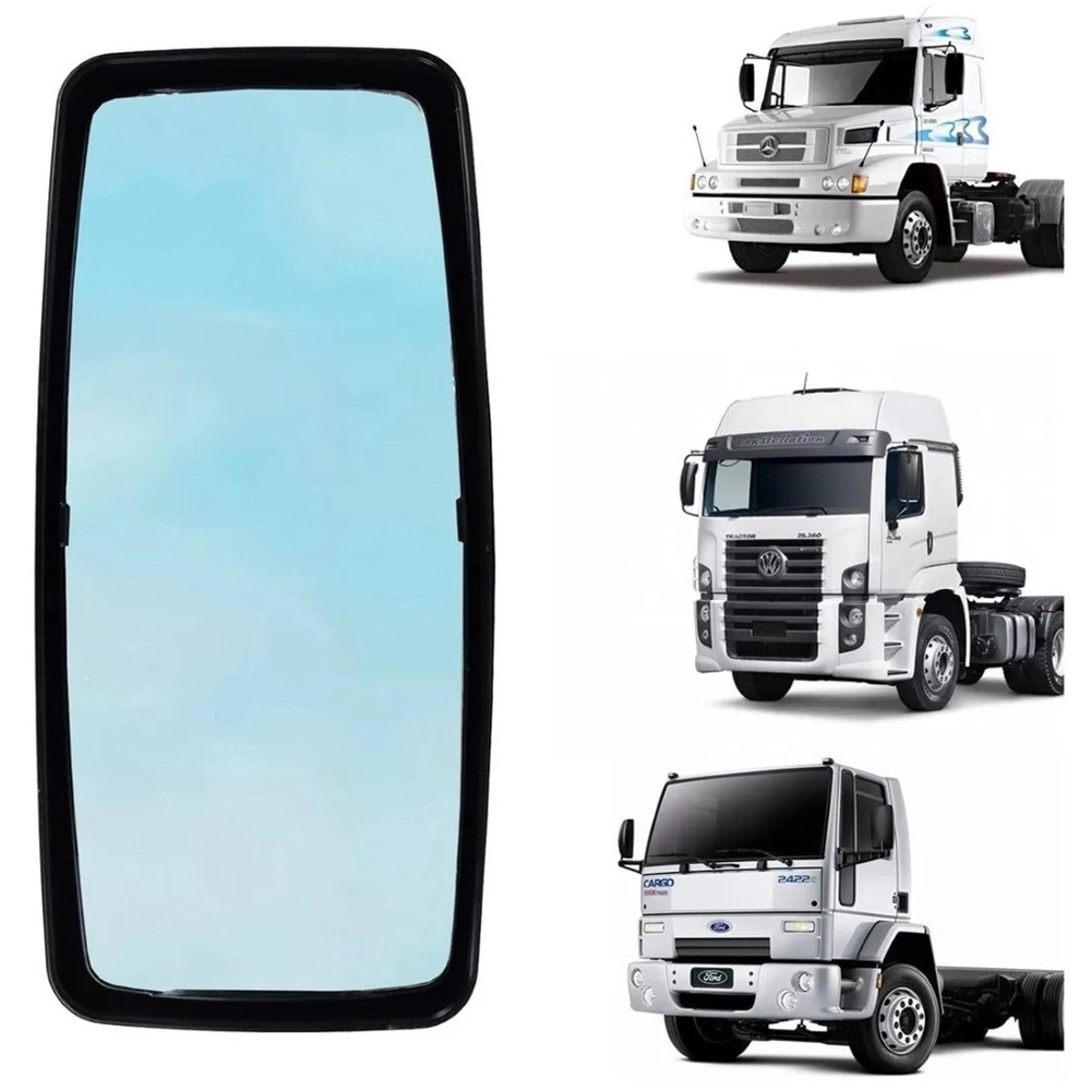 Espelho Retrovisor Ford Cargo, VW Constellation, MB 1938-LS, Atron - 2R2857513999