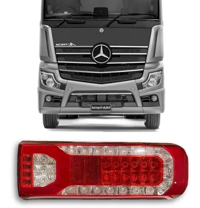 Lanterna Traseira Caminhão Mercedes-Benz Actros Após 2019 Lado Esquerdo - 0035443403
