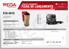 Filtro Combustivel Diesel Caminhão Scania Série 7 (Refil)