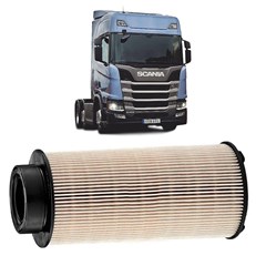 Filtro Combustivel Diesel Caminhão Scania Série 7 (Refil)