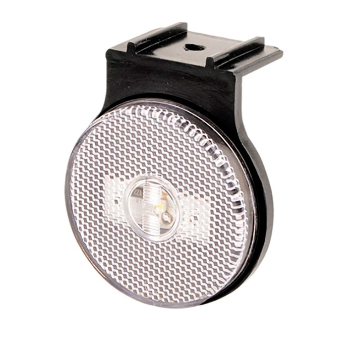 Lanterna Lateral Carreta Randon LED (65mm) Com Suporte - Cristal Lanterna Lateral Carreta Randon LED (65mm) Com Suporte - Cristal