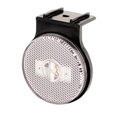 Lanterna Lateral Carreta Randon LED (65mm) Com Suporte - Cristal