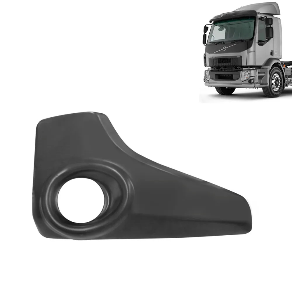 Acabamento Ponteira Parachoque Caminhão Volvo VM Após 2006 Lado Direito (Com furo) 