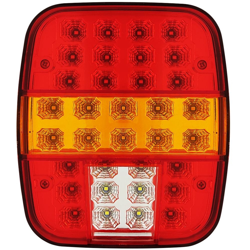 Lanterna Traseira Marmitão, Caminhão Volkswagen, Ford, Jeep (Universal) - LED 12/24 V - Lado Direito ou Lado Esquerdo