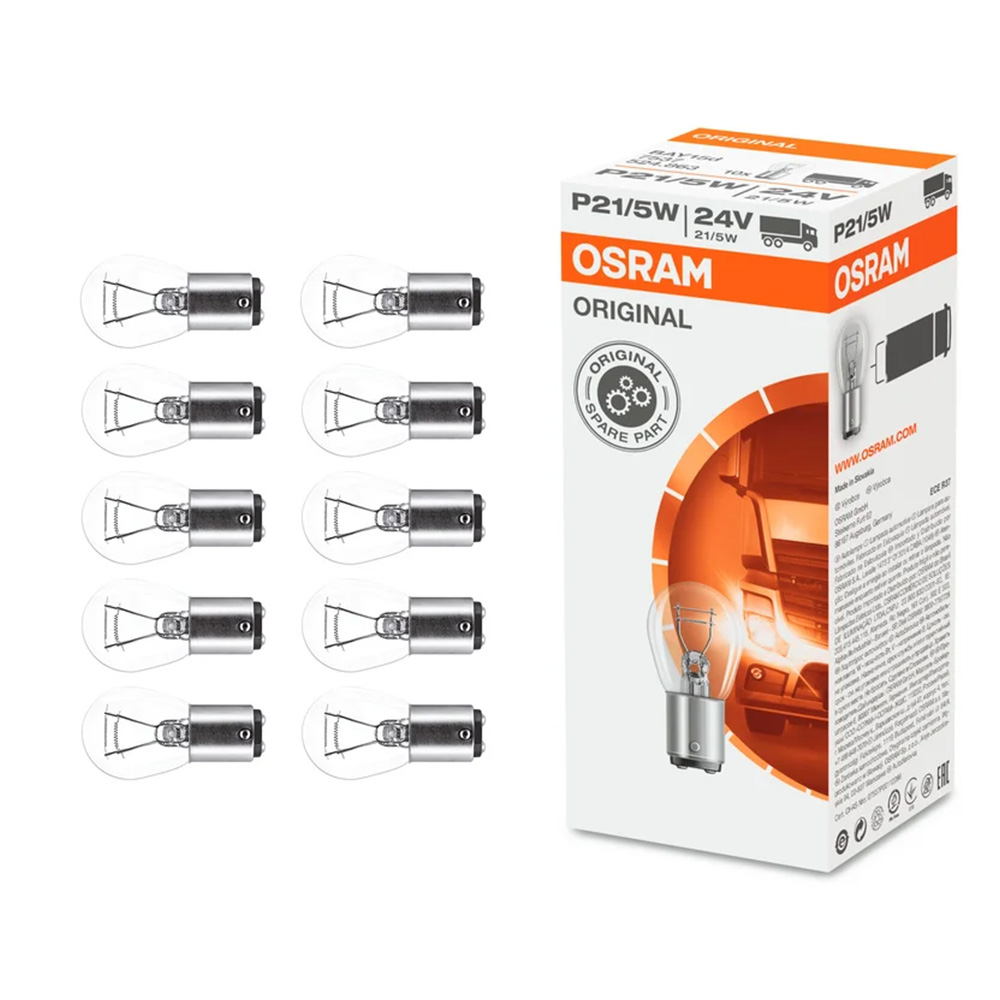 Lampada 7537 (1034) 24V 21/5 Watts - Osram (Caixa com 10) Lampada 7537 (1034) 24V 21/5 Watts - Osram (Caixa com 10)