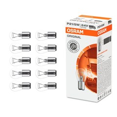 Lampada 7537 (1034) 24V 21/5 Watts - Osram (Caixa com 10)