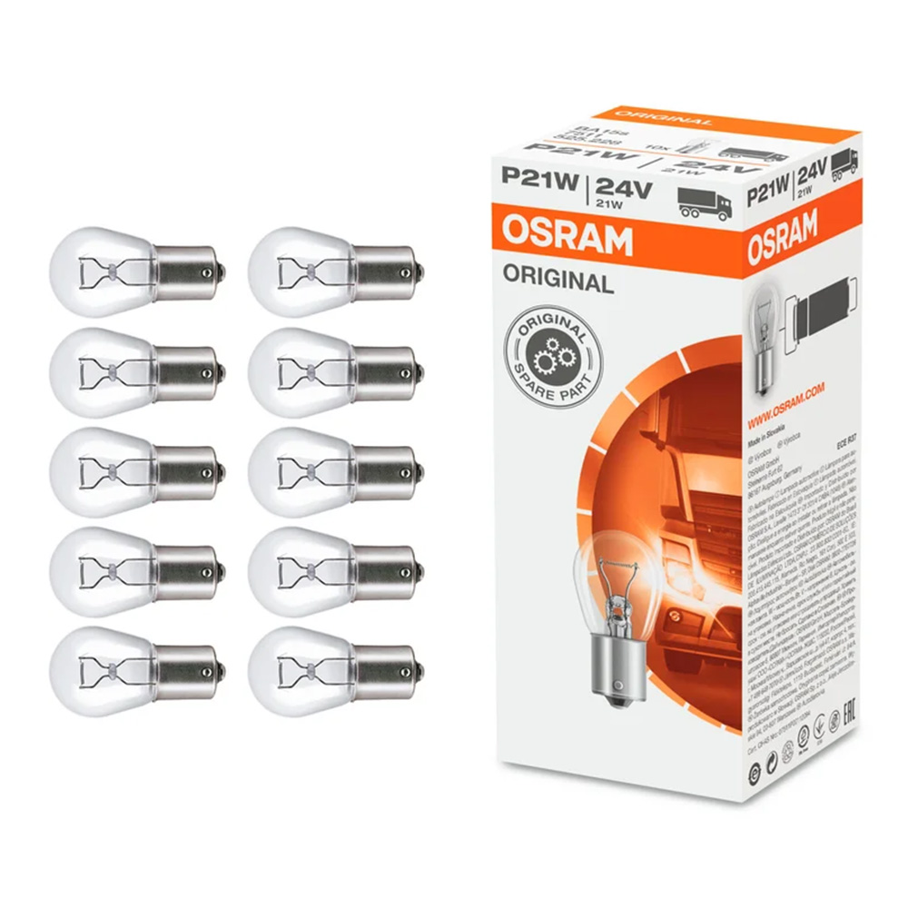 Lâmpada 7511 (1141) 24V 21/5 Watts - Osram (Caixa com 10)
