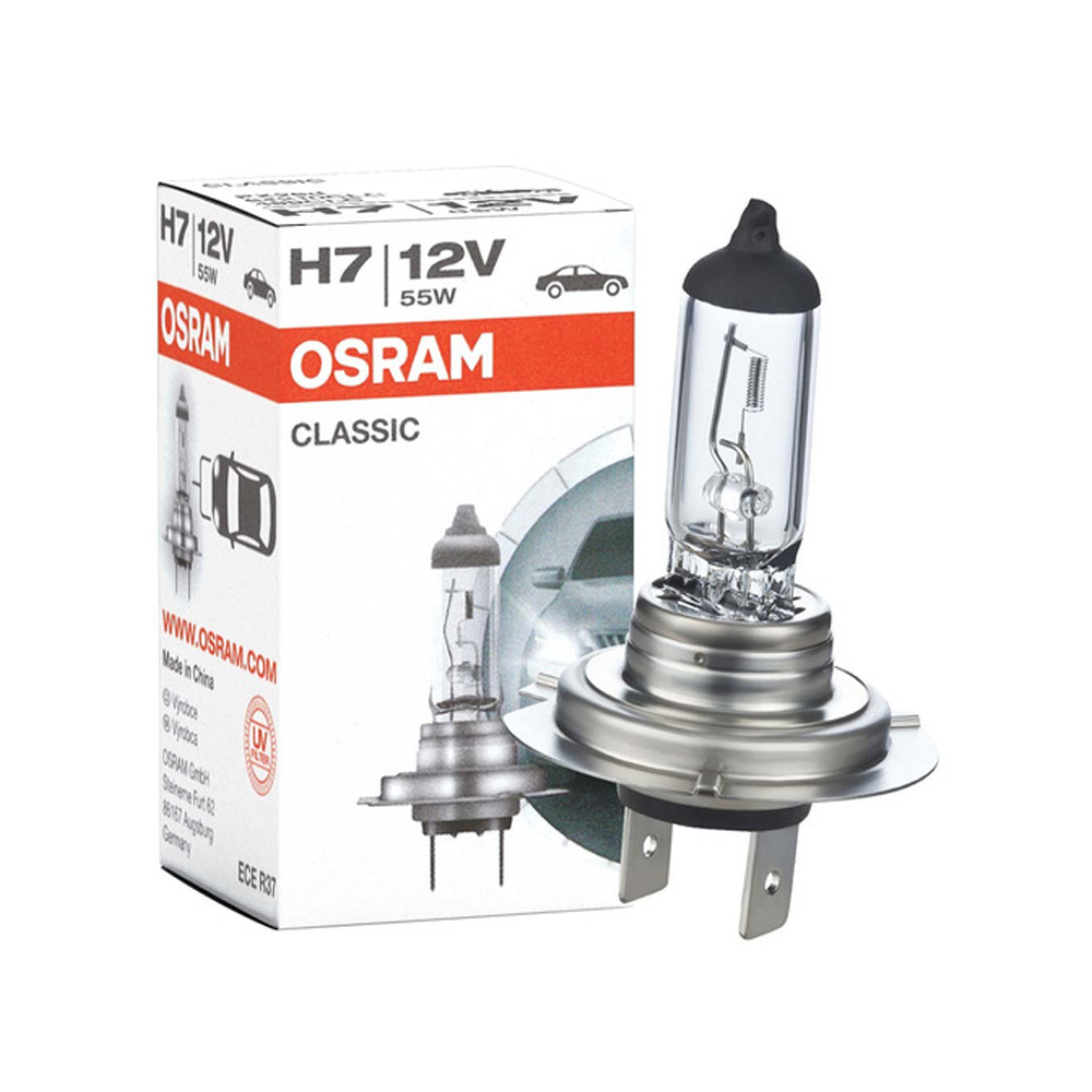 Lampada Halogênica H-7 12V, 55 Watts - 64210 Classic Osram