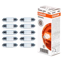 Lampada Torpedo 35MM 12 Volts - 6418 Osram