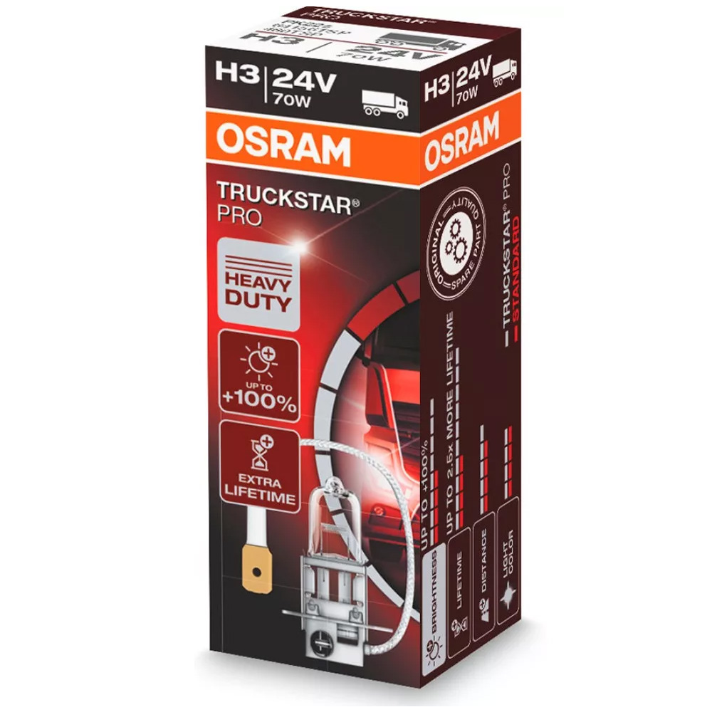 Lâmpada Halogênica H-3 24V 70 Watts - 64156 Osram