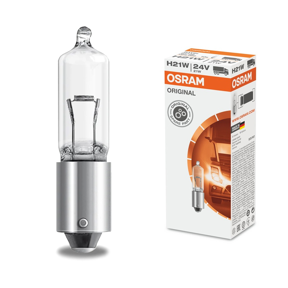 Lampada Halogênica H-21 24V 21 Watts - 64138 Osram (Caixa com 10)