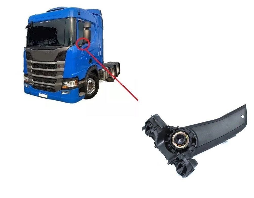 Braco Inferior Retrovisor Caminhão Scania Série 7 Lado Esquerdo - 2544975