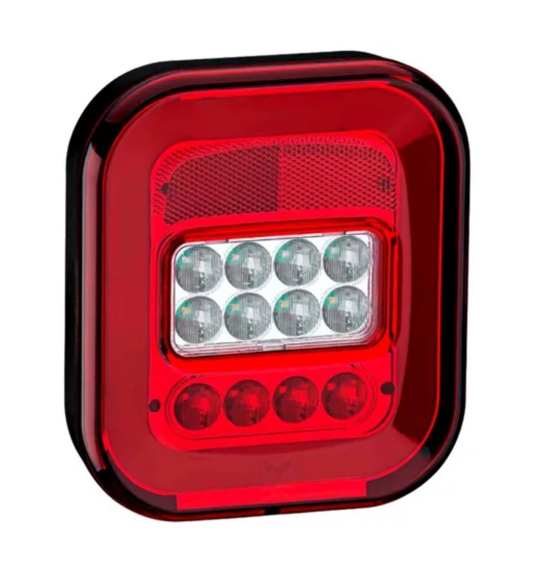 Lanterna Traseira Marmitão, Volkswagen, Ford, Jeep (Universal) Lado Direito - LED 12/24 V