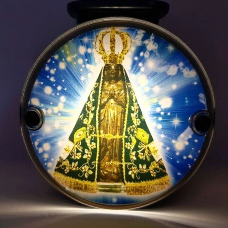 Lanterna Maria LED Nossa Senhora Smart Bivolt 12v 24v (Foguinho) - Lantersul Lanterna Maria LED Nossa Senhora Smart Bivolt 12v 24v (Foguinho) - Lantersul