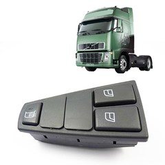 Botao Vidro Eletrico VL FH, FM, NH 2005 até 2009 Lado Esquerdo - 20752914
