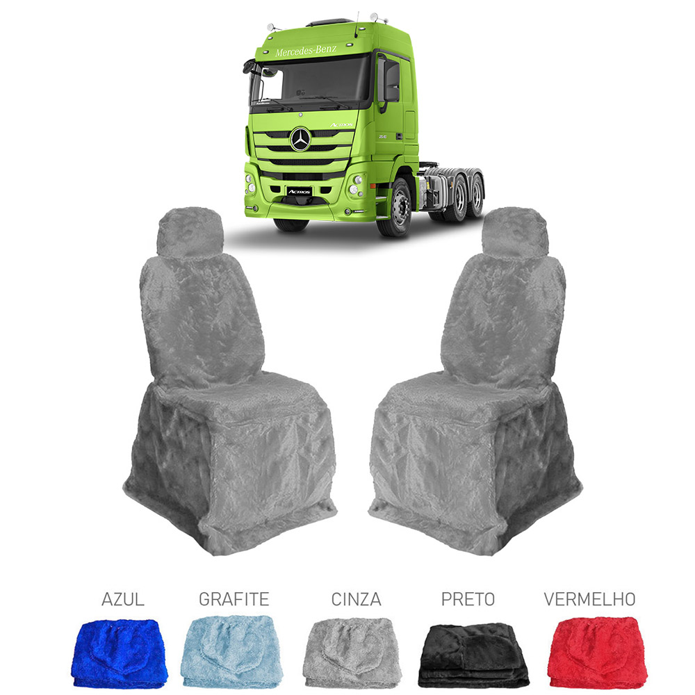 Capa Banco Caminhão Mercedes-Benz Actros 2651 Após 2021 - Grafite