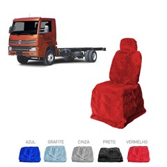 Capa Banco Caminhão Volkswagen Delivery Após 2018 - Vermelho