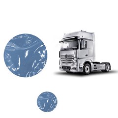 Tapete Verniz Caminhão Mercedes-Benz Actros (Automático, com Assoalho Plano) Após 2017 - Grafite