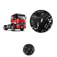 Tapete Verniz Caminhão Mercedes-Benz Actros (Automático, com Capo) de 2010 até 2020 - Preto
