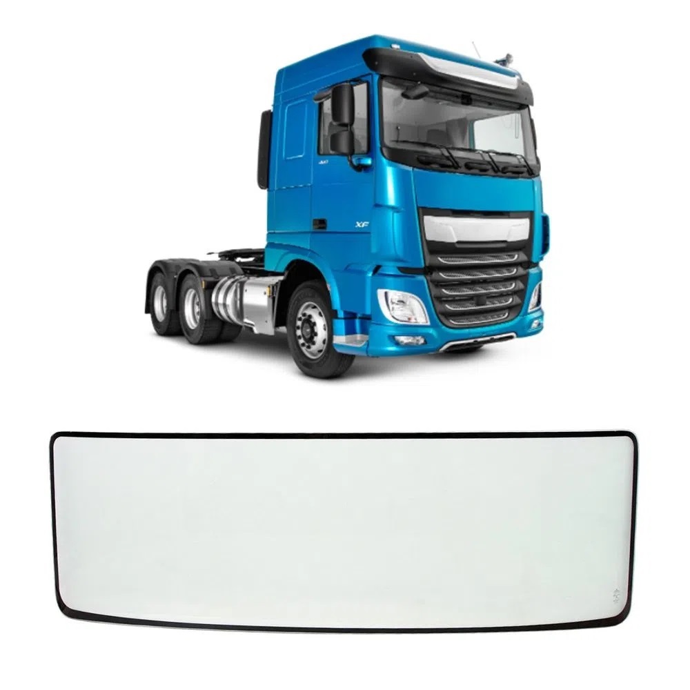 Parabrisa Caminhão DAF XF após 2012 até 2023 - Verde Sem Faixa 1207970
