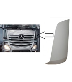 Defletor Cabine Lateral Externo Caminhão Mercedes-Benz Actros Após 2016 Lado Esquerdo - 9607511230