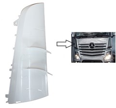 Defletor Cabine Lateral Interno Caminhão Mercedes-Benz Actros Após 2016 Lado Direito