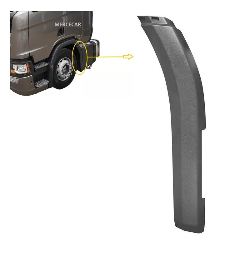 Acabamento Paralama Caminhão Scania Série 7 Traseiro Lado Esquerdo - 2297995