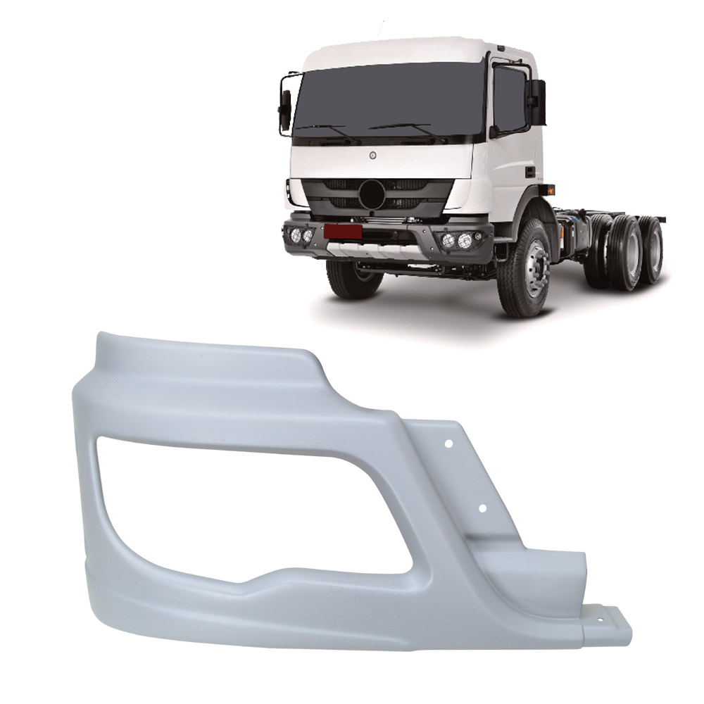 Ponteira Parachoque Caminhão Atego Após 2013 (Ferro) Lado Direito - 9588807970