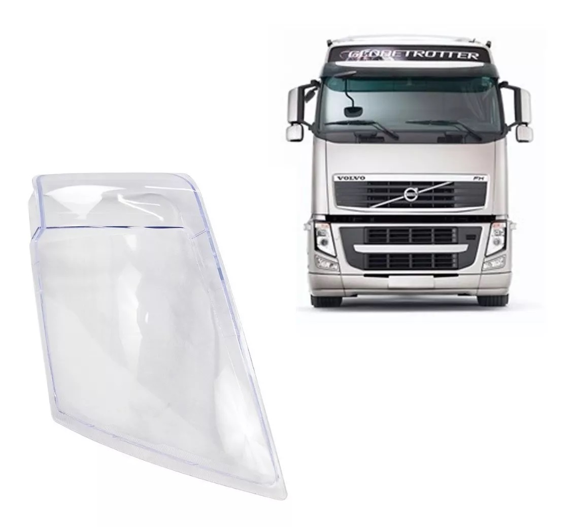 Vidro Farol Principal Caminhão Volvo FH Após 2010 Lado Direito - 21035638L