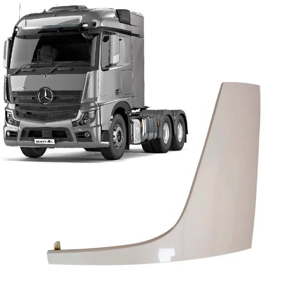 Moldura Inferior Farol Caminhão Mercedes-Benz Actros Após 2021 Cabine Baixa Lado Esquerdo - 9608805405