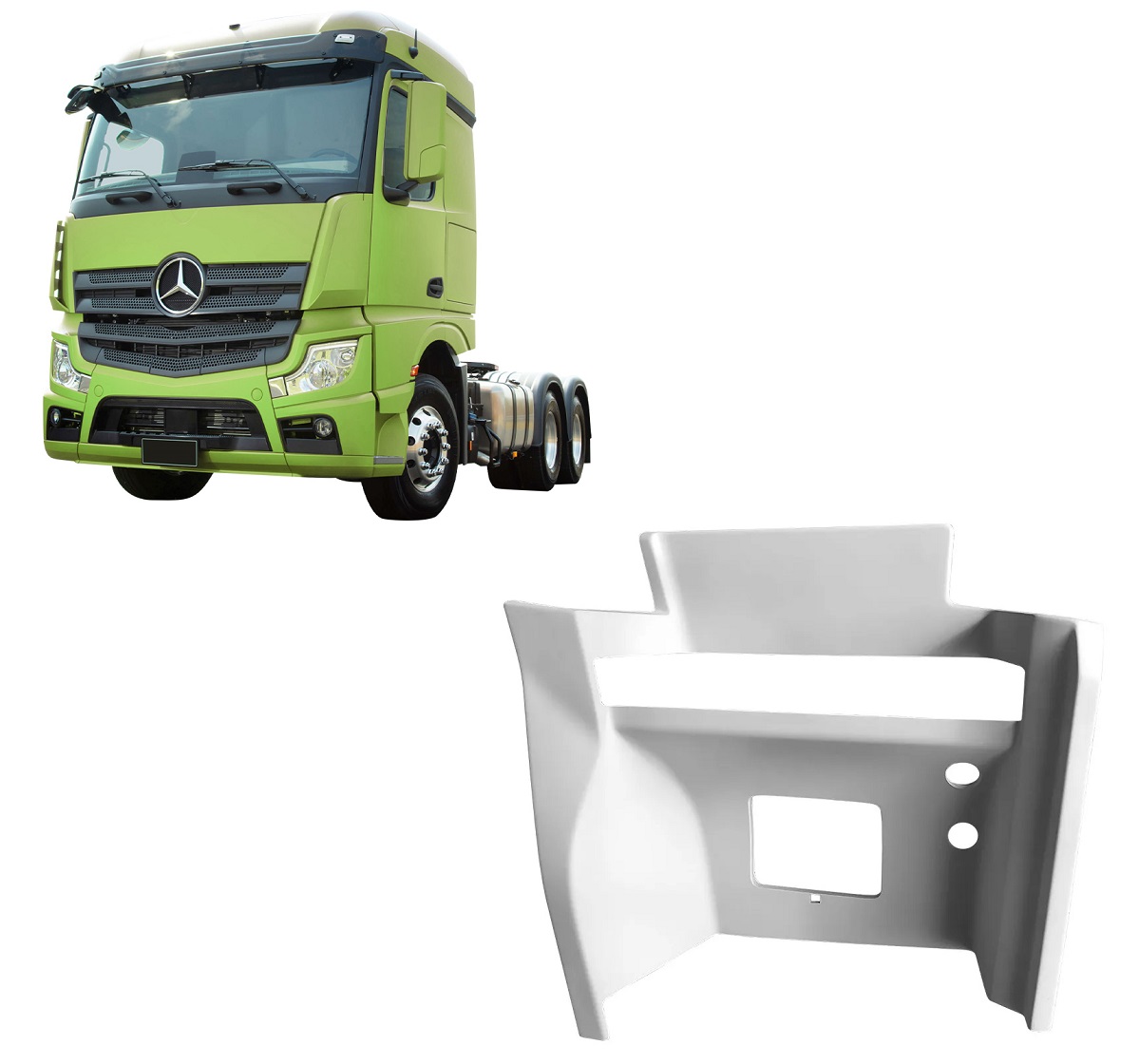 Estribo Caminhão Mercedes-Benz Actros Após 2019 Lado Direito - 9606600113