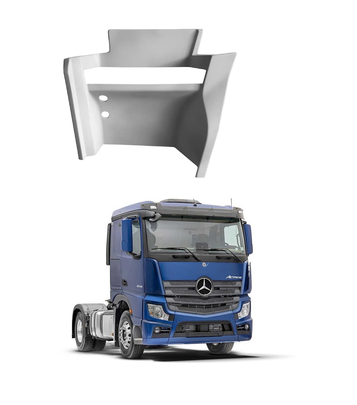 Estribo Caminhão Mercedes-Benz Actros Após 2019 Lado Esquerdo - 9606600113