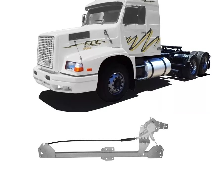 Maquina Vidro Caminhão Volvo NL EDC 1993 a 1999 Eletrica Sem Motor Lado Esquerdo - 8123551SM