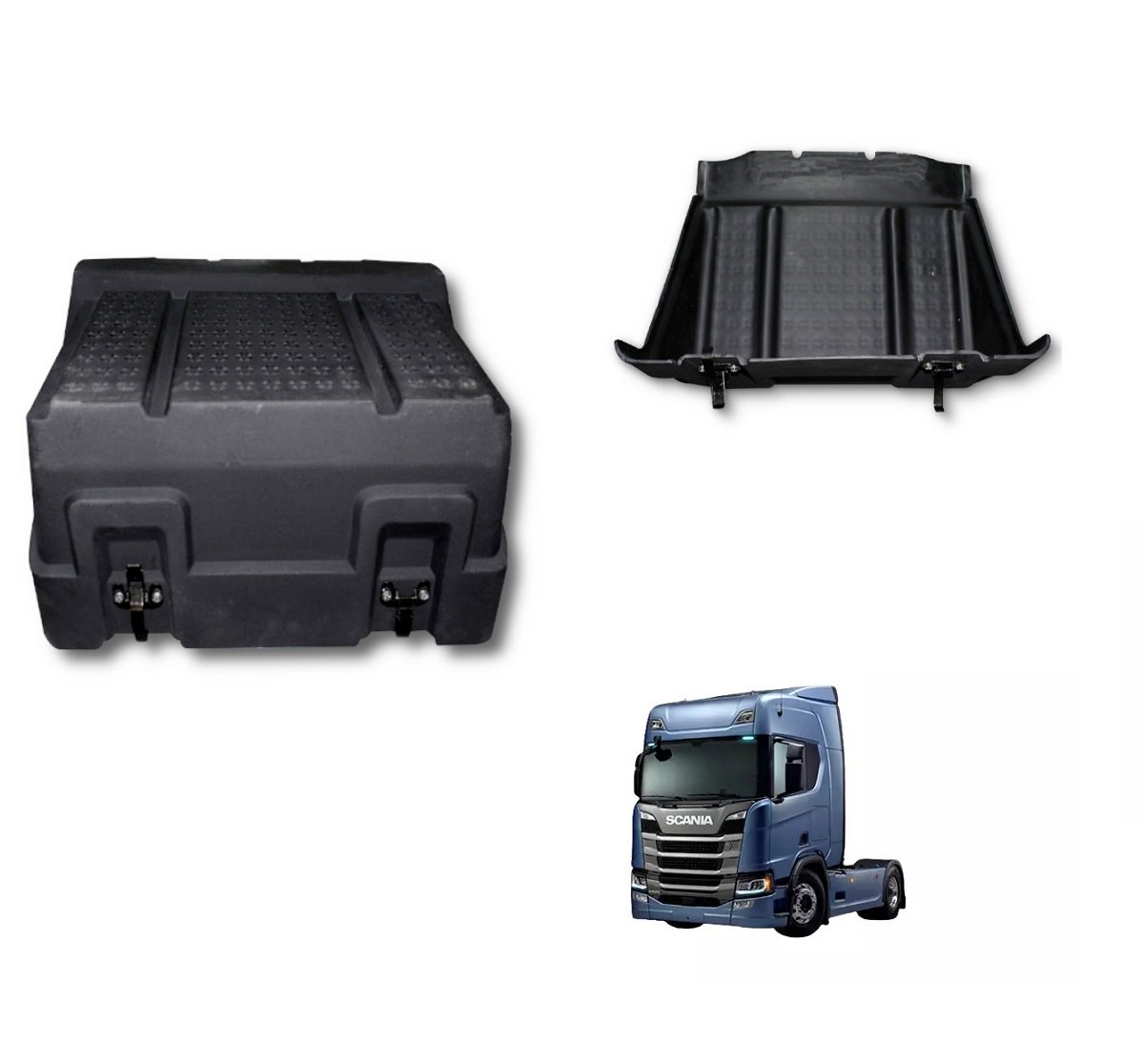 Tampa Bateria Caminhão Scania Série 7 NTG após 2019 - 2573572