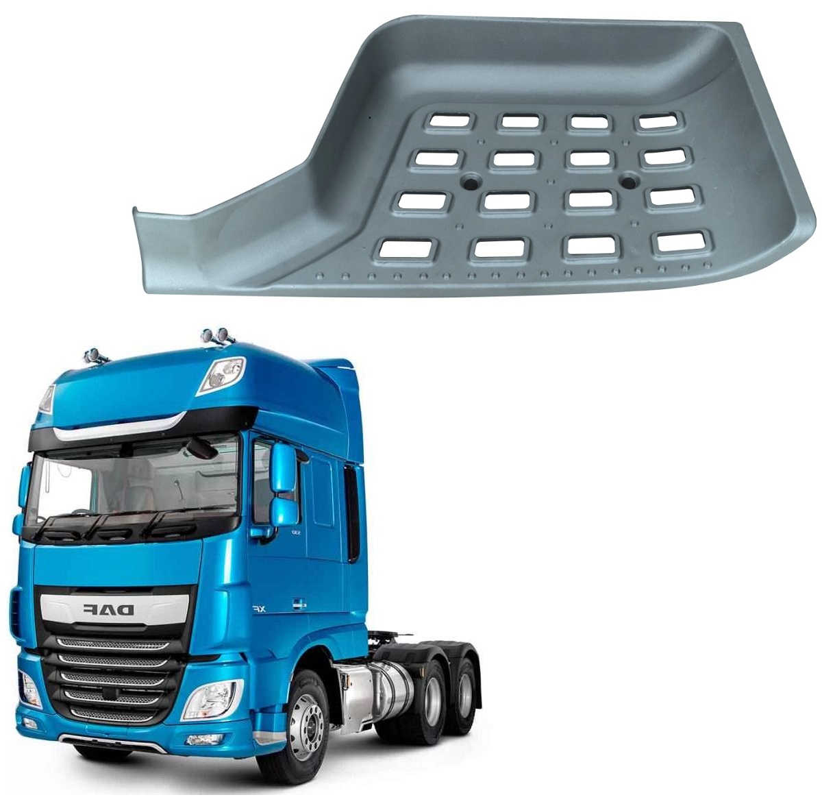 Estribo Pisar Caminhão DAF XF Após 2021 Lado Direito - 1945872