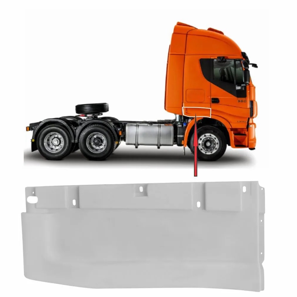 Extensão Paralama Cabine Caminhão Iveco Stralis Hi-Way Após 2012 Lado Direito - 504022500/ 504081118