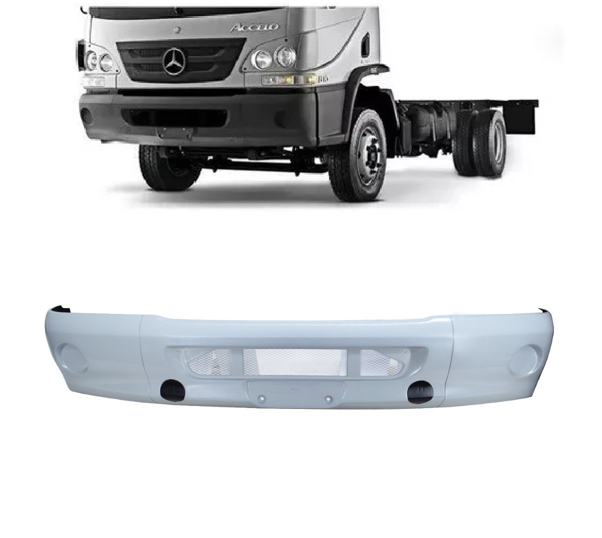Parachoque Dianteiro Caminhão Mercedes-Benz Accelo até 2012 - 9798807070 Parachoque Dianteiro Caminhão Mercedes-Benz Accelo até 2012 - 9798807070