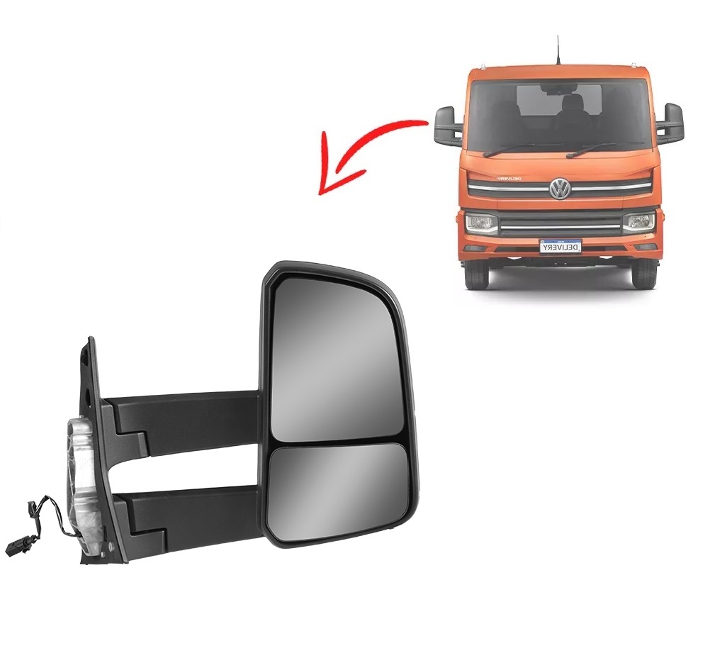 Retrovisor Caminhão Volkswagen Delivery Apos 2018 Elétrico Lado Direito - 23B857502B